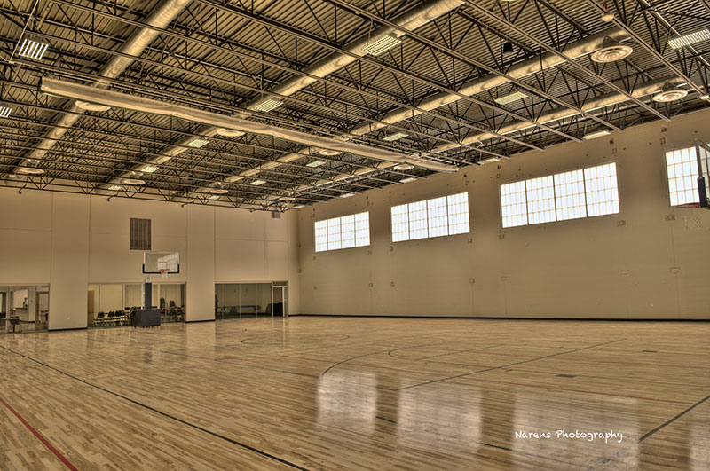 Athletico Center hardwood courts