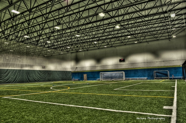 Alternate view of the Athletico Center indoor turf